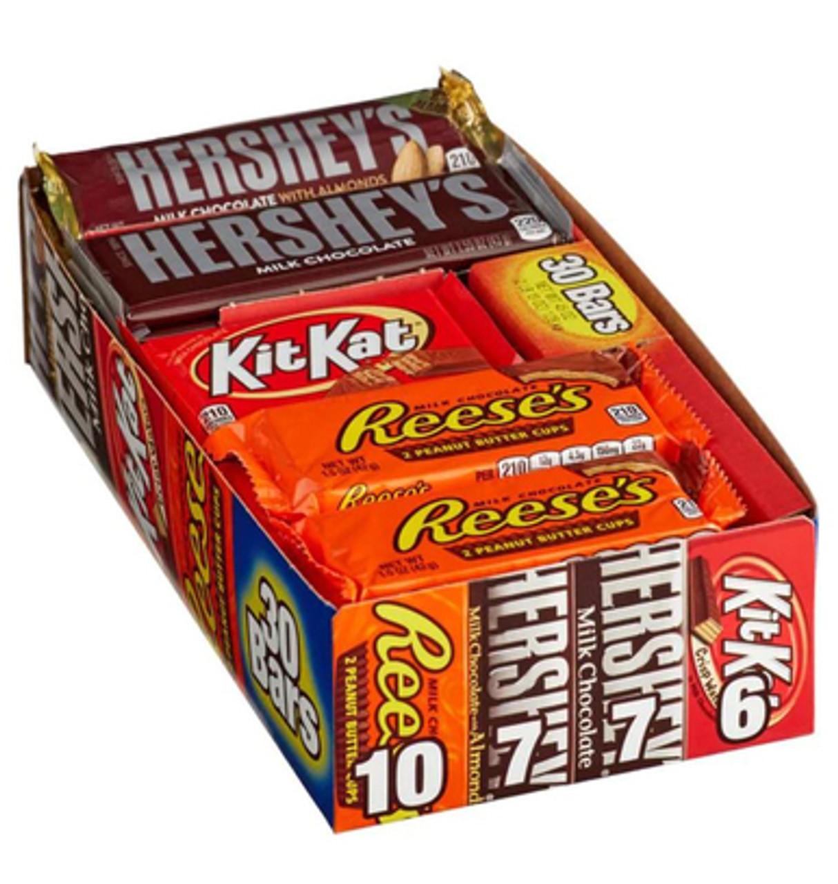 HERSHEY'S Favorite Standard Size Variety Pack 30 Candy Bars