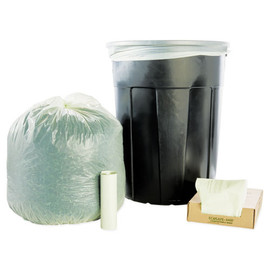 Ecosafe-6400 Bags, 48 Gal, 0.85 Mil, 42" X 48", Green, 40/box Ecosafe-6400 Bags, 48 Gal, 0.85 Mil, 42" X 48", Green, 40/box
