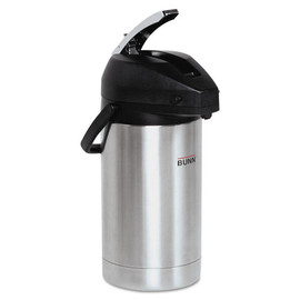 3 Liter Lever Action Airpot, Stainless Steel/black