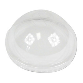 Pet Cold Cup Dome Lids, Fits 16 Oz To 24 Oz Plastic Cups, Clear, 1,000/carton