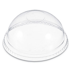 Plastic Dome Lid, No-hole, Fits 9 Oz To 22 Oz Cups, Clear, 100/sleeve, 10 Sleeves/carton Plastic Dome Lid, No-hole, Fits 9 Oz To 22 Oz Cups, Clear, 100/sleeve, 10 Sleeves/carton