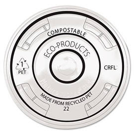 Bluestripe Recycled Content Cold Cup Flat Lids, Fits 9 Oz To 24 Oz Cups, Clear, 100/pack, 10 Packs/carton Bluestripe Recycled Content Cold Cup Flat Lids, Fits 9 Oz To 24 Oz Cups, Clear, 100/pack, 10 Packs/carton