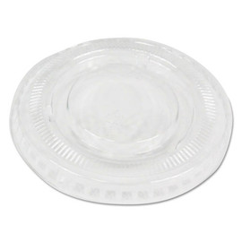 Souffle/portion Cup Lids, Fits 1 Oz Portion Cups, Clear, 2,500/carton Souffle/portion Cup Lids, Fits 1 Oz Portion Cups, Clear, 2,500/carton