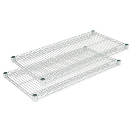 Alera Industrial Wire Shelving Extra Wire Shelves, 48w x 24d, Silver Alera Industrial Wire Shelving Extra Wire Shelves, 48w x 24d, Silver