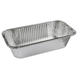 Aluminum Bread/loaf Pans, Ribbed 1/3-size, 8.04 X 5.9 X 3, 200/carton