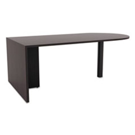 Alera Valencia Series D-top Desk, 71" X 35.5" X 29.63", Espresso