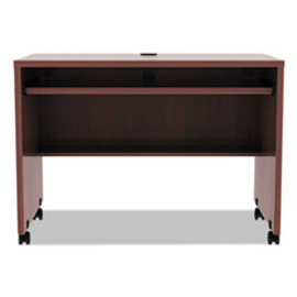 Alera Valencia Series Mobile Workstation Desk, 41.38" X 23.63" X 30", Medium Cherry