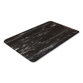 Crown Cushion-Step Surface Mat, 36 x 60, Spiffy Vinyl, Black