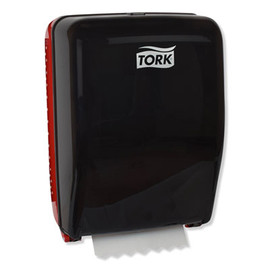Tork® Washstation Dispenser, 12.56 x 10.57 x 18.09, Red/Smoke Tork® Washstation Dispenser, 12.56 x 10.57 x 18.09, Red/Smoke