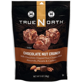 True North Chocolate Nut Crunch Clusters, 5 Oz (Pack of 6)