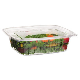 Renewable And Compostable Rectangular Deli Containers, 48 Oz, 8 X 6 X 2, Clear, 50/pack, 4 Packs/carton Renewable And Compostable Rectangular Deli Containers, 48 Oz, 8 X 6 X 2, Clear, 50/pack, 4 Packs/carton