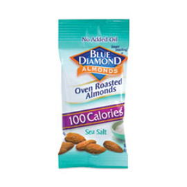 Blue Diamond Oven Roasted Sea Salt Almonds, 0.6 Oz Bag, 7 Bags/box, 6 Box Count Blue Diamond Oven Roasted Sea Salt Almonds, 0.6 Oz Bag, 7 Bags/box, 6 Box Count