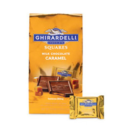 Ghirardelli Milk Chocolate And Caramel Chocolate Squares, 9.02 Oz Packs, 2 Count Ghirardelli Milk Chocolate And Caramel Chocolate Squares, 9.02 Oz Packs, 2 Count
