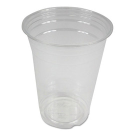 Clear Plastic Cold Cups, 16 Oz, Pet, 20 Cups/sleeve, 50 Sleeves/carton