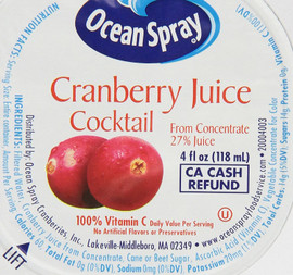 Ocean Spray® Cranberry Juice Drink, Cranberry Ocean Spray® Cranberry Juice Drink, Cranberry
