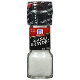 McCormick Sea Salt Grinder, 2.12 Ounce Grinder - 36 Packs