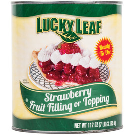 Lucky Leaf Strawberry Fruit Pie Filling Or Topping, #10 Can Lucky Leaf Strawberry Fruit Pie Filling Or Topping, #10 Can