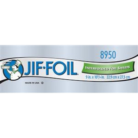 Jif Interfolded Foil Sheets 9 X10.7 Jif Interfolded Foil Sheets 9 X10.7
