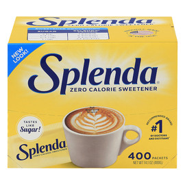 Splenda No Calorie Sweetener Packet, 400 Per Pack - 4 Packs Per Case Splenda No Calorie Sweetener Packet, 400 Per Pack - 4 Packs Per Case