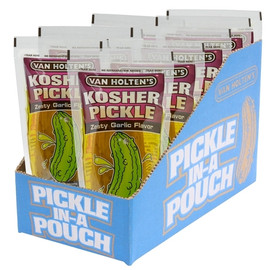 Van Holten s Large Garlic Kosher Pickle, 1 Per Pouch - 12 Per Case