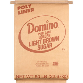 Domino Light Brown Sugar - 50 Pounds Domino Light Brown Sugar - 50 Pounds