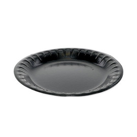 Placesetter Deluxe Laminated Foam Dinnerware, Plate, 6" Dia, Black, 125/pack, 8 Packs/carton Placesetter Deluxe Laminated Foam Dinnerware, Plate, 6" Dia, Black, 125/pack, 8 Packs/carton