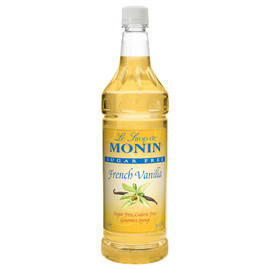 Monin French Vanilla Sugar Free Syrup, 1 Liter, 4 Per Case Monin French Vanilla Sugar Free Syrup, 1 Liter, 4 Per Case