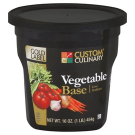 Custom Culinary Gold Label Vegetable, Gluten Free, Vegan Base, 1 Pound, 6 Per Case Custom Culinary Gold Label Vegetable, Gluten Free, Vegan Base, 1 Pound, 6 Per Case