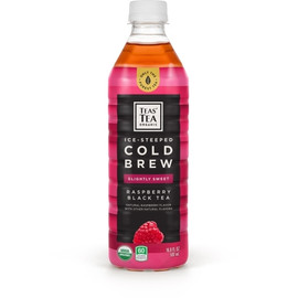 Teas  Tea Cold Brew Raspberry Black Tea, 16.9 Fluid Ounces, 12 Per Case Teas  Tea Cold Brew Raspberry Black Tea, 16.9 Fluid Ounces, 12 Per Case