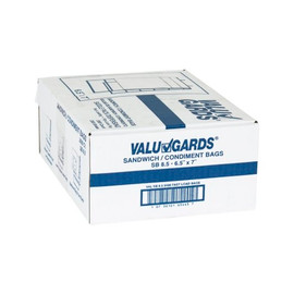 Valugards Embossed Sandwich Bag 6.75  x 7 , 2000 Per Case