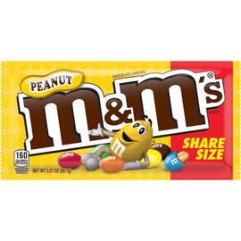 M&M's Peanuts Single-1.74 oz.-48/Box-8/Case