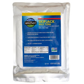 Wild Planet Foods Skipjack No Salt Wild Tuna, 43 Ounces, 6 Per Case Wild Planet Foods Skipjack No Salt Wild Tuna, 43 Ounces, 6 Per Case