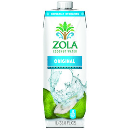 Zola Coconut Water, 33.8 Fluid Ounces, 12 Per Case Zola Coconut Water, 33.8 Fluid Ounces, 12 Per Case