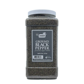 Badia Ground Black Pepper, 4 Pounds, 4 Per Case Badia Ground Black Pepper, 4 Pounds, 4 Per Case