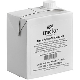 Tractor Beverage Co Organic Berry Patch Concentrate, 32 Ounce, 12 Per Case Tractor Beverage Co Organic Berry Patch Concentrate, 32 Ounce, 12 Per Case