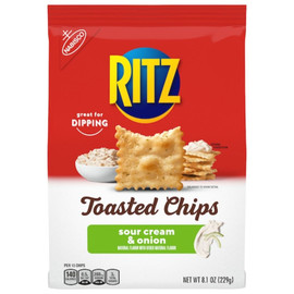 Ritz Nabisco Sour Cream And Onion Toasted Chips