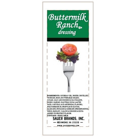 Sauer Ranch Buttermilk Dressing Single Serve, 12 Gram, 200 Per Case Sauer Ranch Buttermilk Dressing Single Serve, 12 Gram, 200 Per Case