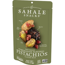 Sahale Pomegranate Flavored Pistachio Mix, 4 Ounces Sahale Pomegranate Flavored Pistachio Mix, 4 Ounces