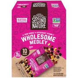 Second Nature Sn Wholesome Medley 5 Ounce, 1.5 Ounces, 10 Per Box Second Nature Sn Wholesome Medley 5 Ounce, 1.5 Ounces, 10 Per Box