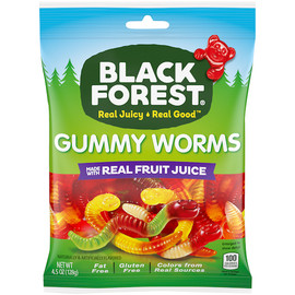 Black Forest Gummy Worms, 4.5 Ounces, 12 Per Case Black Forest Gummy Worms, 4.5 Ounces, 12 Per Case