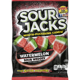 Sour Jacks Candy Watermelon Sour, 5 Ounce, 12 Per Case Sour Jacks Candy Watermelon Sour, 5 Ounce, 12 Per Case