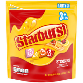 Starburst Original Stand Up Pouch Party Size, 50 Ounces, 6 Per Case Starburst Original Stand Up Pouch Party Size, 50 Ounces, 6 Per Case