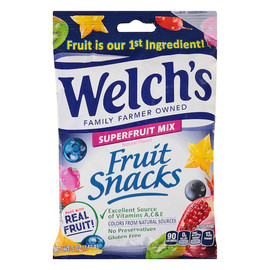 Welch s Super Fruit Mix Fruit Snack, 5 Ounces, 12 Per Case Welch s Super Fruit Mix Fruit Snack, 5 Ounces, 12 Per Case