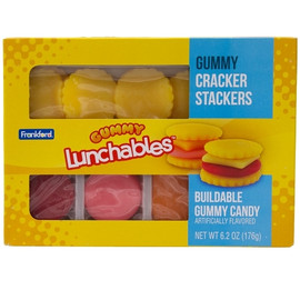 Frankford Kraft Lunchables Cracker Stacker Gummy Candy Box, 6.2 Ounce, 10 Per Box, 2 Per Case Frankford Kraft Lunchables Cracker Stacker Gummy Candy Box, 6.2 Ounce, 10 Per Box, 2 Per Case