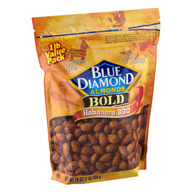 Blue Diamond Almonds Habanero Barbecue Bold, 16 Ounce, 6 Per Case Blue Diamond Almonds Habanero Barbecue Bold, 16 Ounce, 6 Per Case