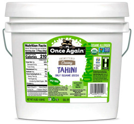 Once Again Nut Butter Organic Sesame Tahini, 9 Pounds, 1 Per Case Once Again Nut Butter Organic Sesame Tahini, 9 Pounds, 1 Per Case