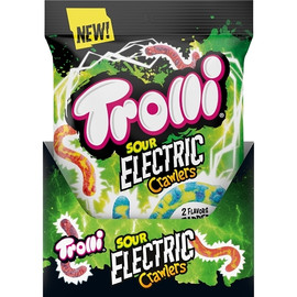 Trolli Electric Crawlers Peg Bag, 4.25 Ounce, 12 Per Case Trolli Electric Crawlers Peg Bag, 4.25 Ounce, 12 Per Case