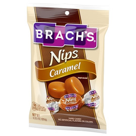 Brachs Caramel Nips Candies Peg, 3.25 Ounce, 12 Per Case Brachs Caramel Nips Candies Peg, 3.25 Ounce, 12 Per Case
