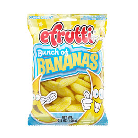 Efrutti Bunch Of Bananas Gummi Candy, 100 Gram, 12 Per Case Efrutti Bunch Of Bananas Gummi Candy, 100 Gram, 12 Per Case