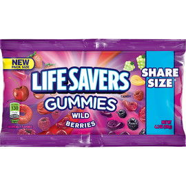 Lifesaver Wild Berry Gummies Candy, 4.2 Ounces, 15 Per Box, 6 Per Case Lifesaver Wild Berry Gummies Candy, 4.2 Ounces, 15 Per Box, 6 Per Case